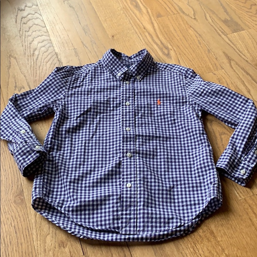 Ralph Lauren boys size 6 checkered shirt